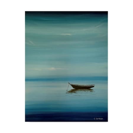 Cherie Roe Dirksen 'Serenity Boat' Canvas Art,18x24